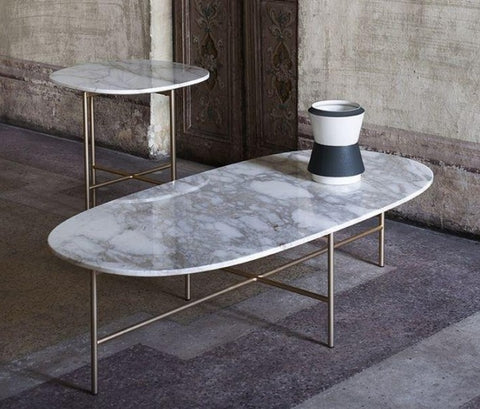 Mesa de centro ovalada premium P2